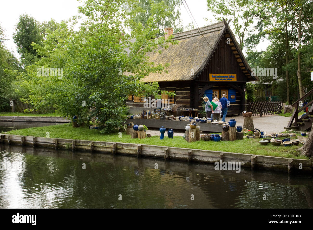 Open air museum of Lehde Stock Photo