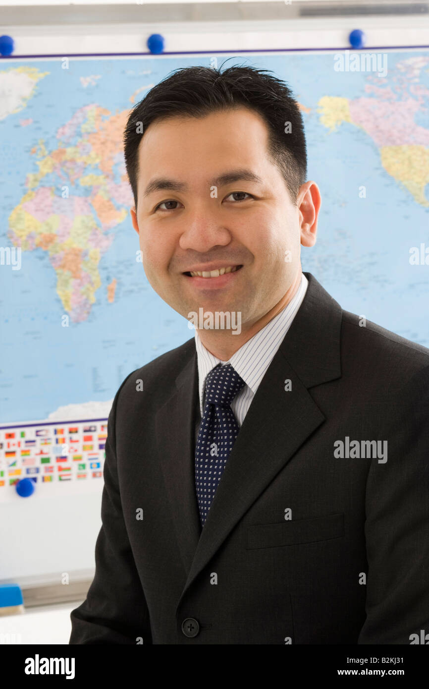 Portrait of a mid adult man smiling Stock Photo - Alamy
