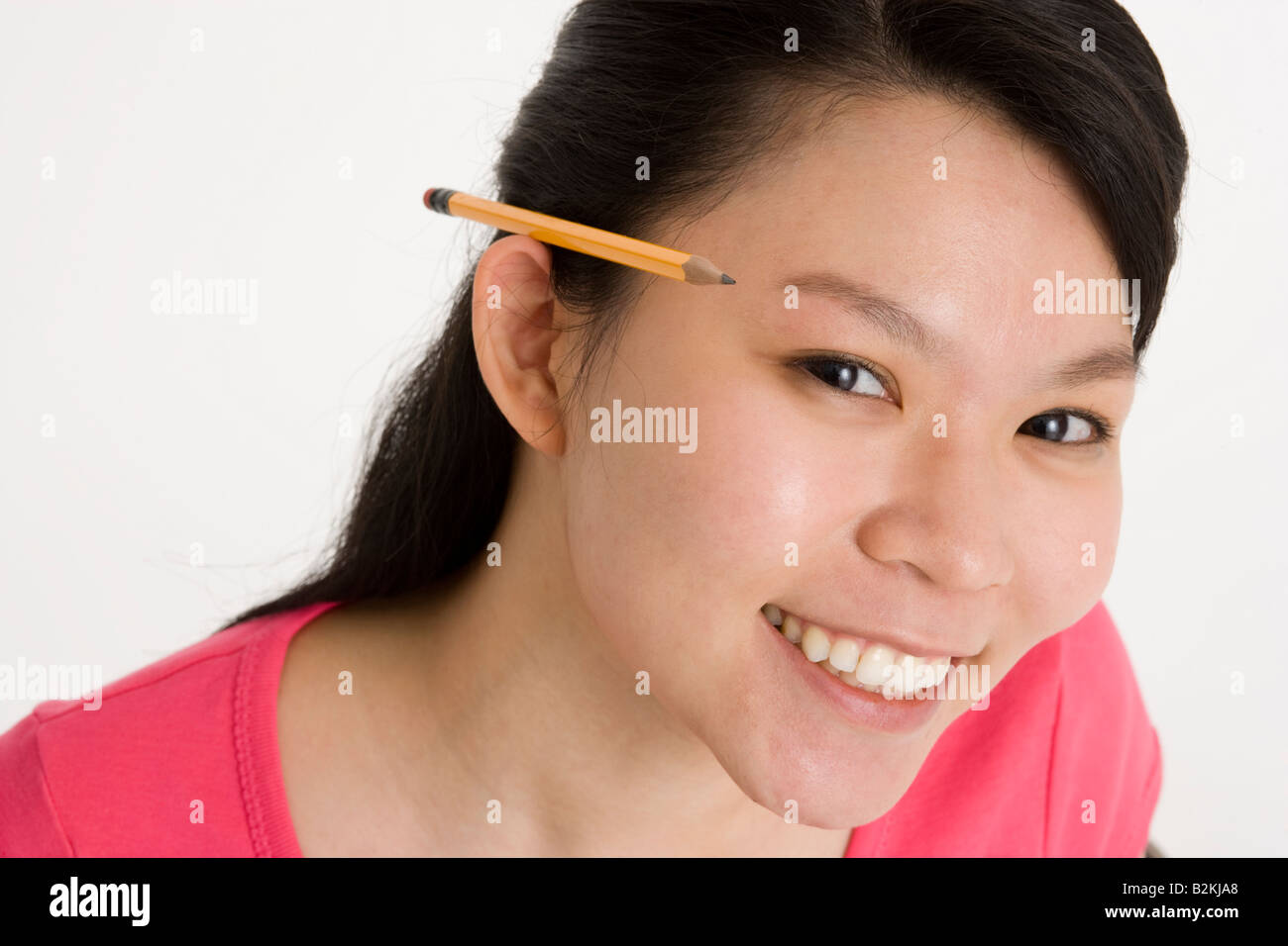 Pencil behind ear hires stock photography and images Alamy