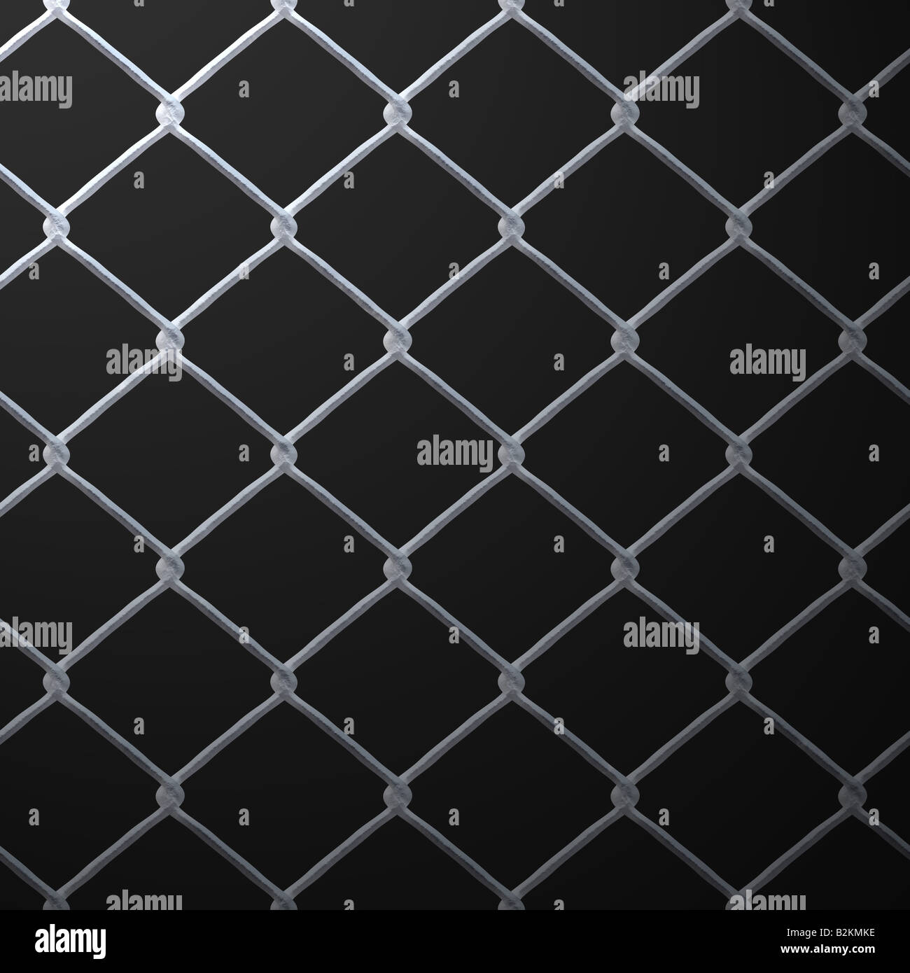 A 3D chain link fence texture that makes a great backdrop Stock Photo