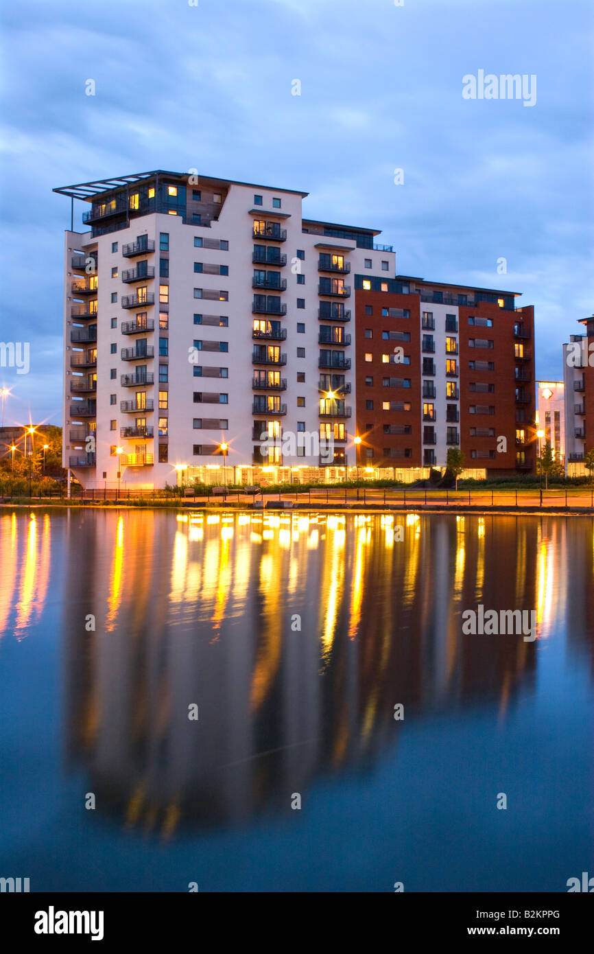 Apartments Cardiff Bay Stock Photo Alamy