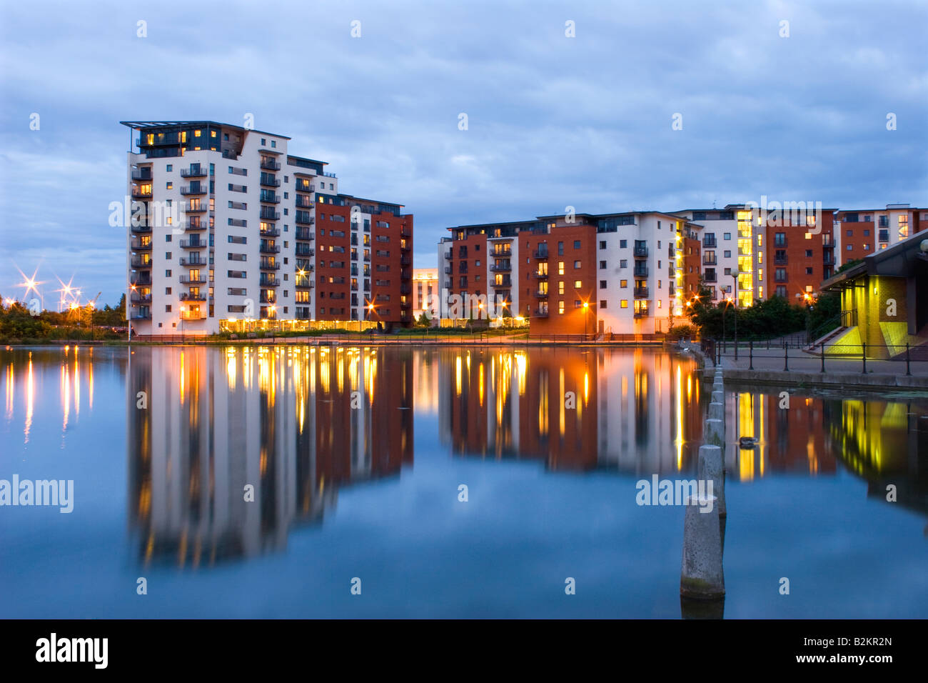 Apartments Cardiff Bay Stock Photo Alamy