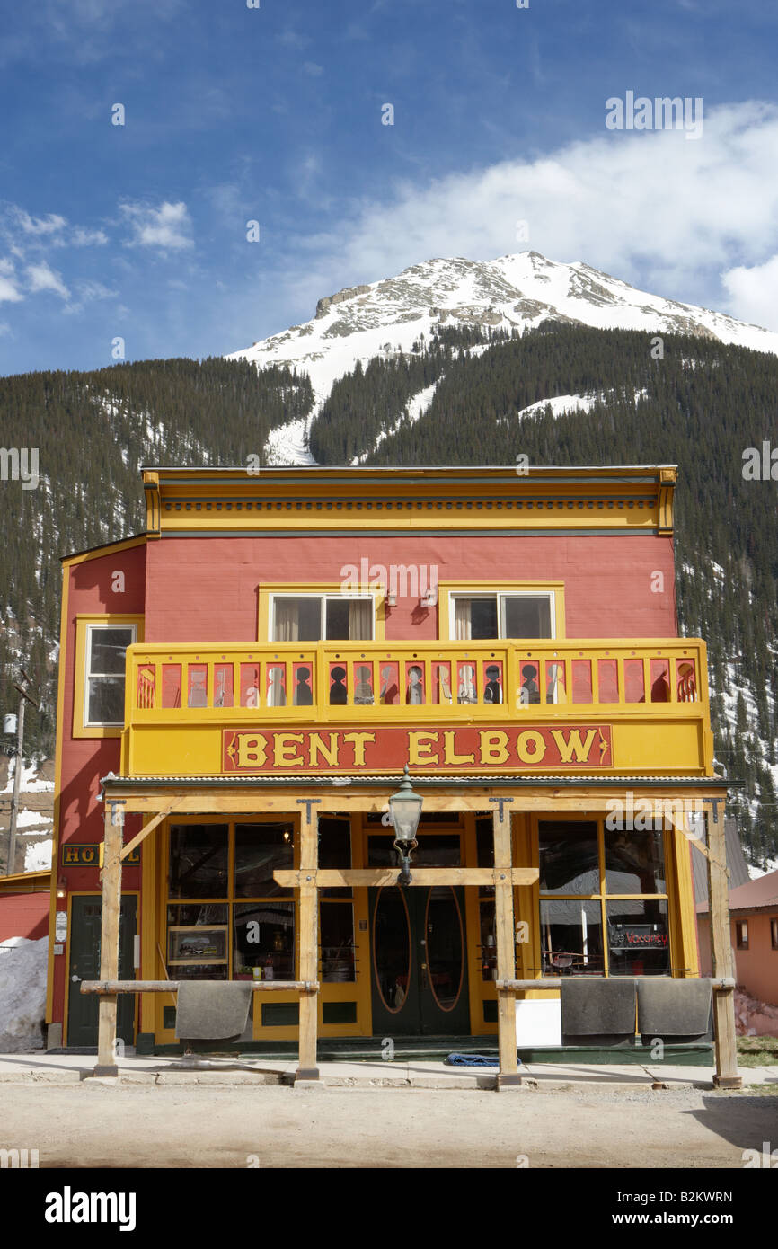 Notorious Blair Street in Silverton Colorado USA Stock Photo Alamy