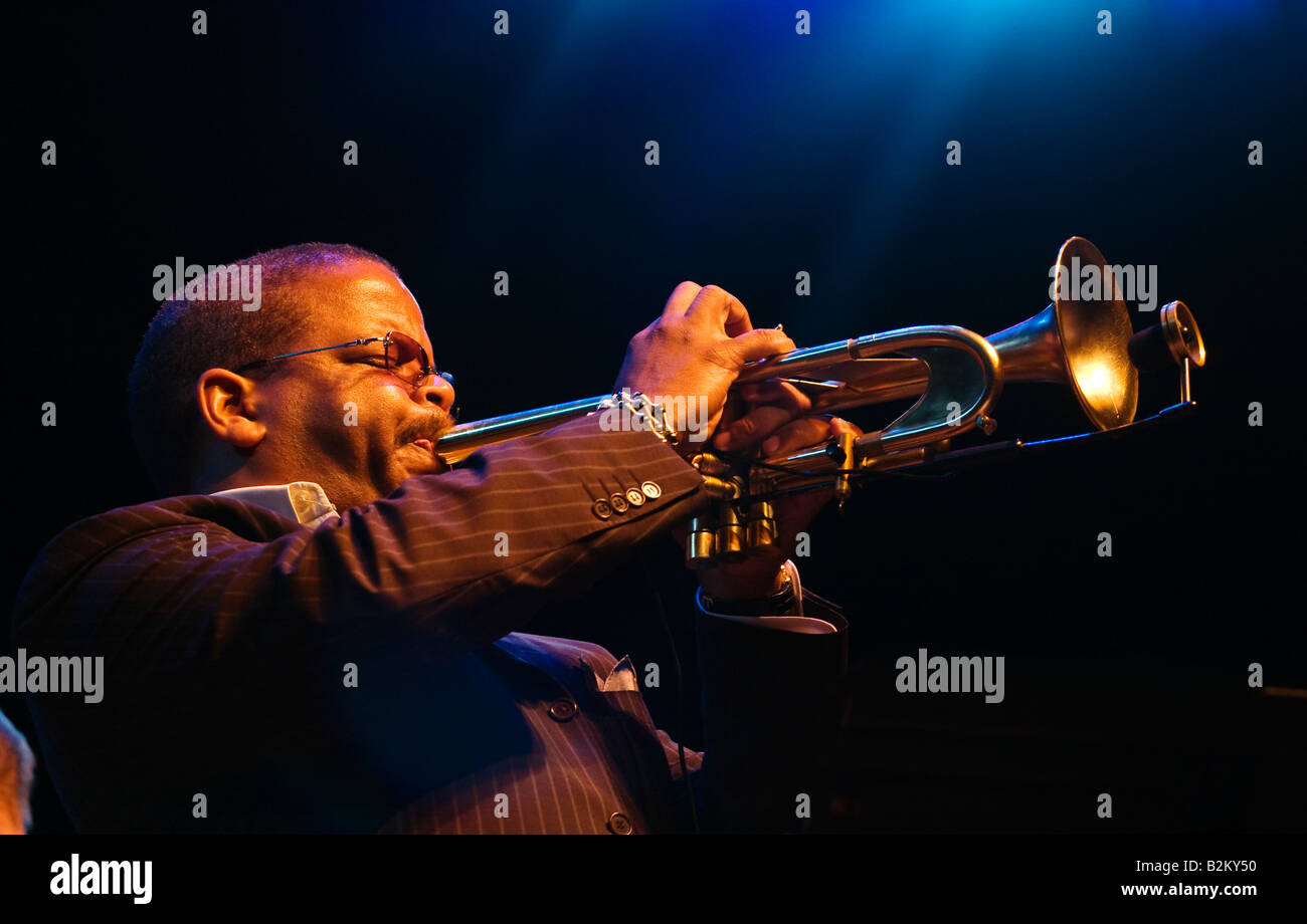 TERENCE BLANCHARD was the artist in residence for the 50th anniversary MONTEREY JAZZ FESTIVAL MONTEREY CALIFORNIA Stock Photo