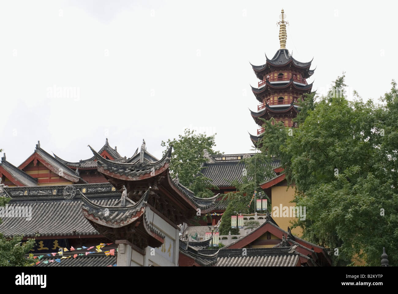 China, Nanjing, Jiming Temple Stock Photo