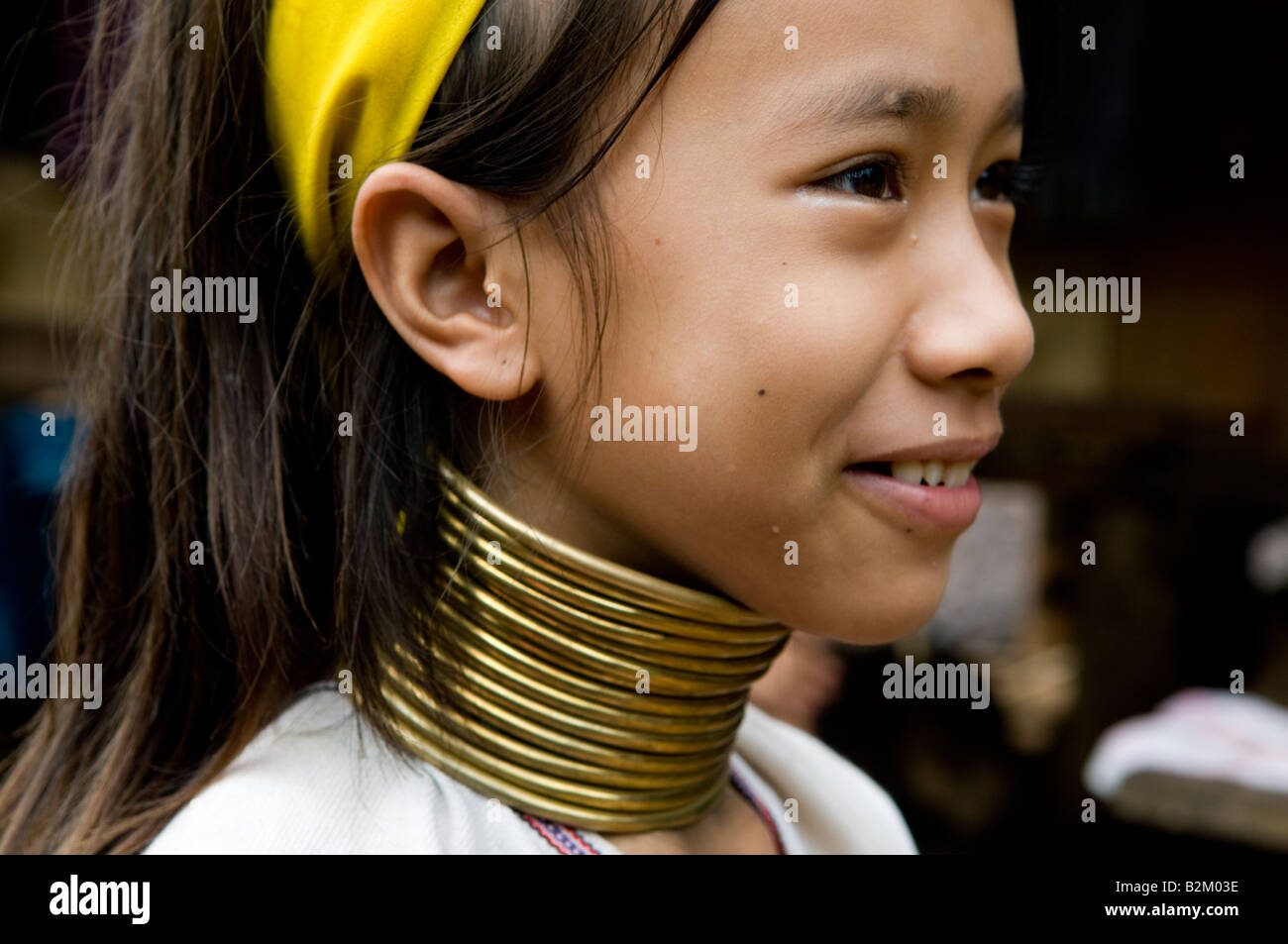 Long neck girl hires stock photography and images Alamy