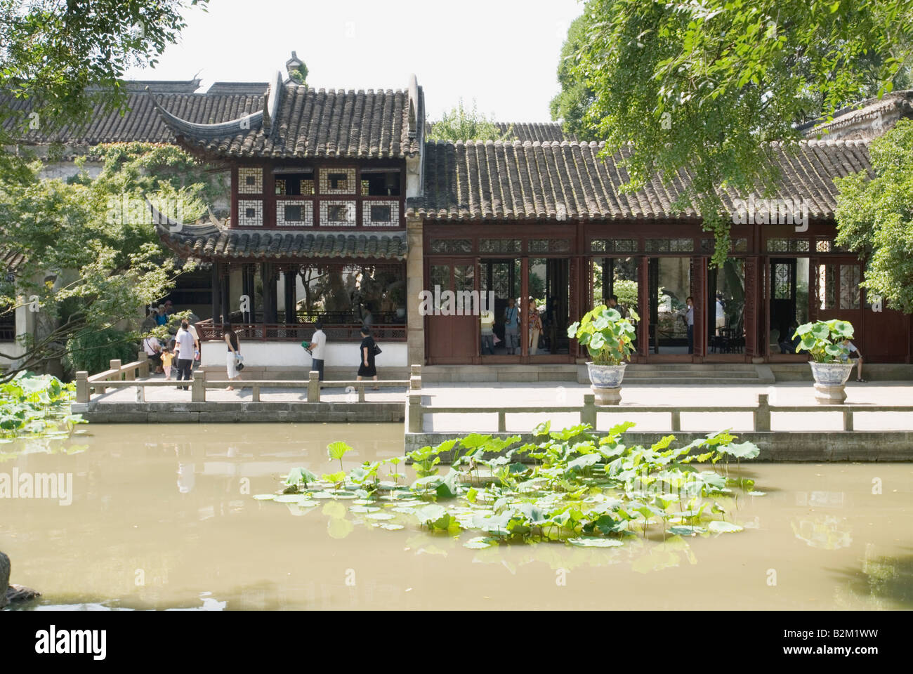 China, Suzhou, The Lingering Garden Stock Photo