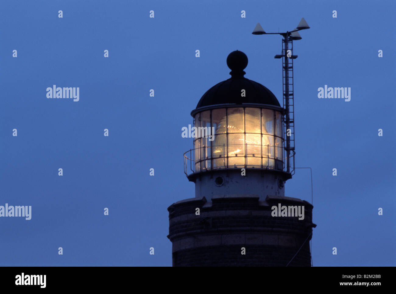 Kullens fyr, Lighthouse at Kullaberg, Sweden Stock Photo