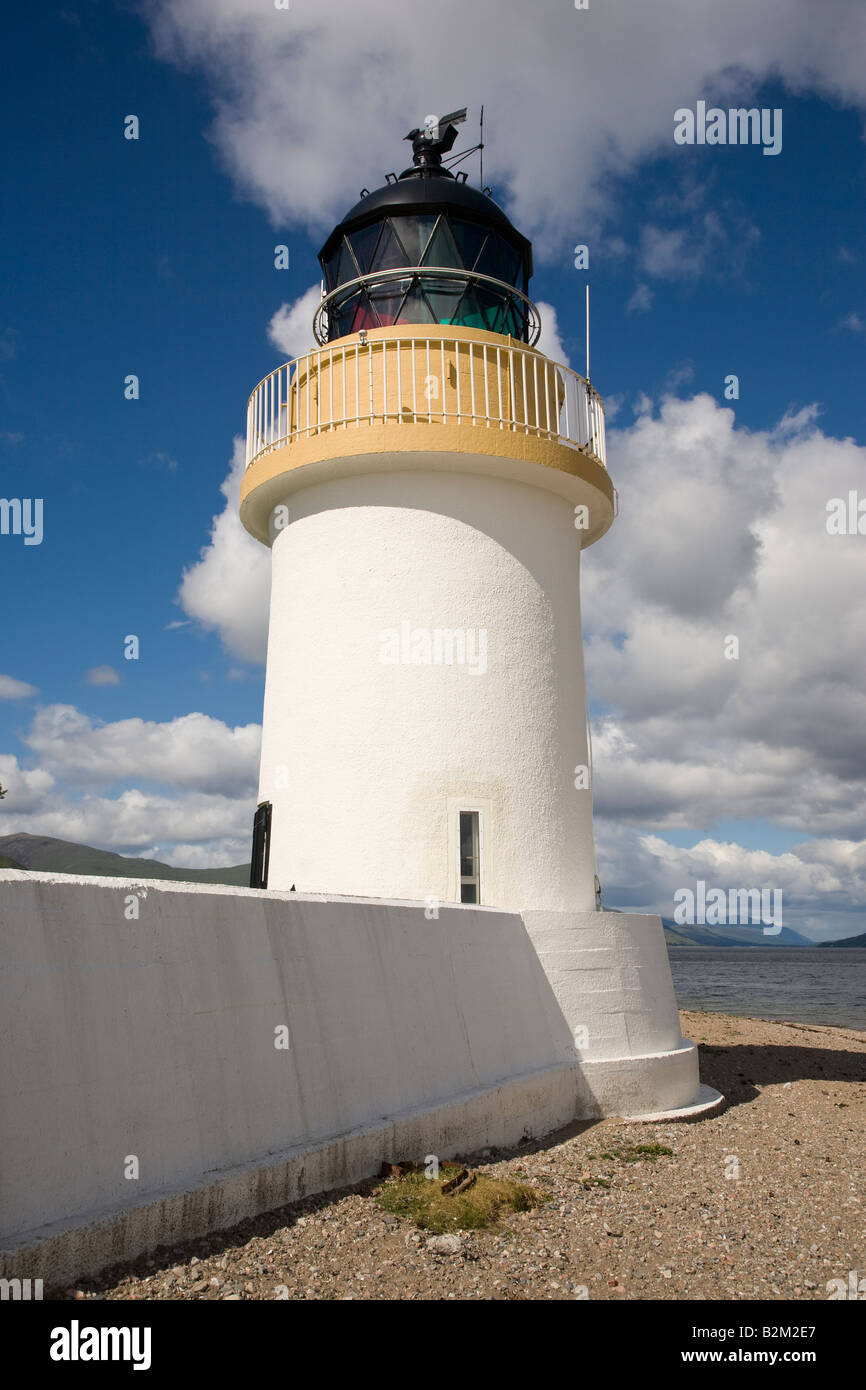 Corran lighthouse Scotland Stock Photo