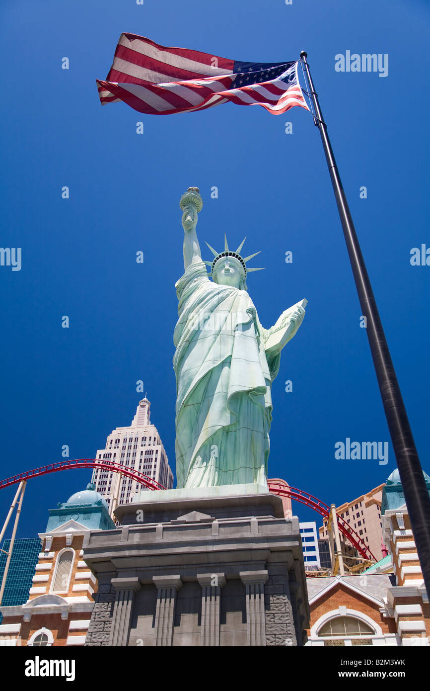 Las Vegas- Statue of Liberty 9, New York, New York Stock Photo