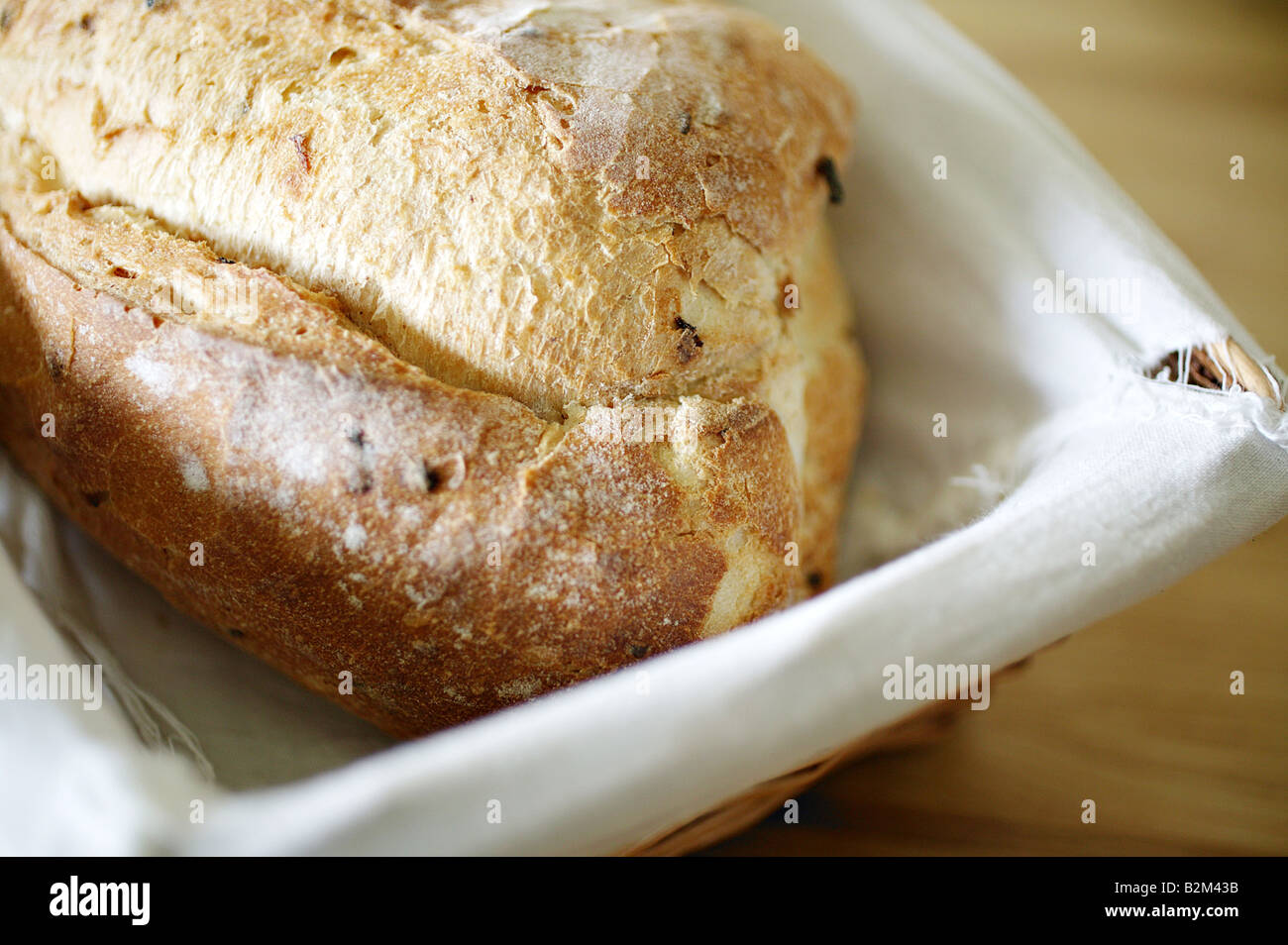 Freshly Baked Bread Close Up Stock Photo - Alamy