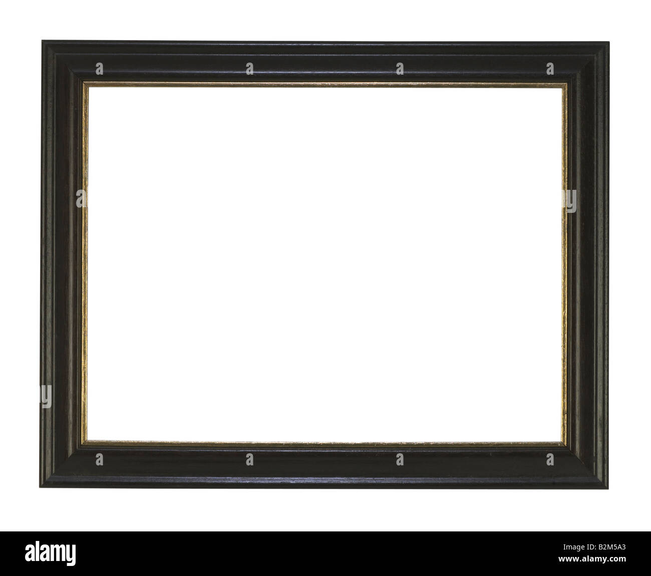 BLACK AND GOLD PICTURE FRAME Stock Photo Alamy