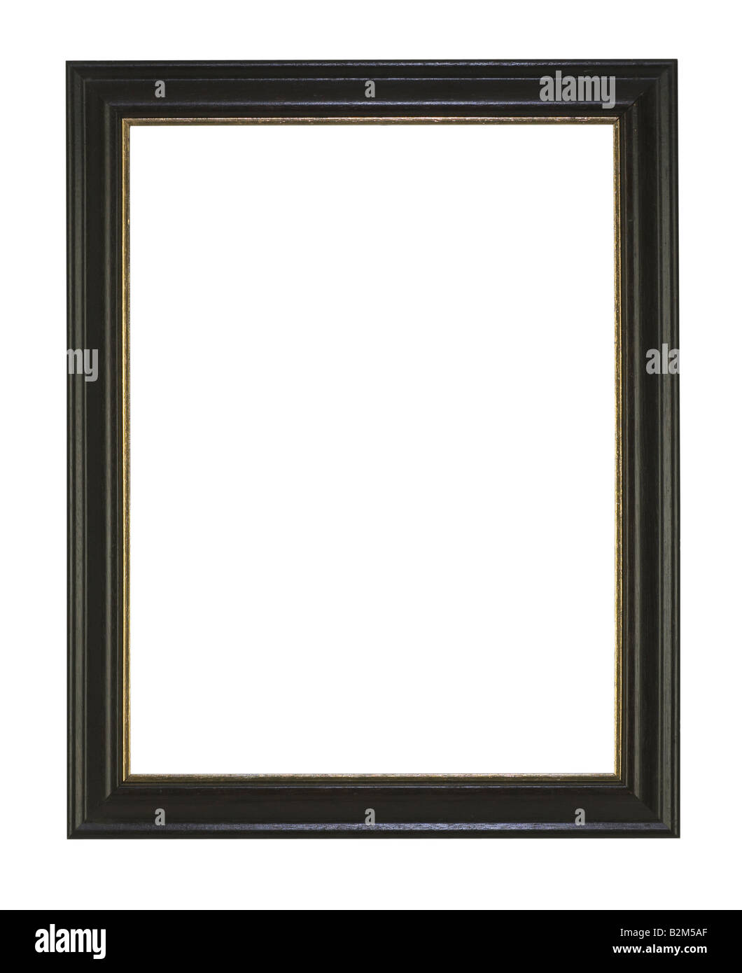 BLACK AND GOLD PICTURE FRAME Stock Photo Alamy