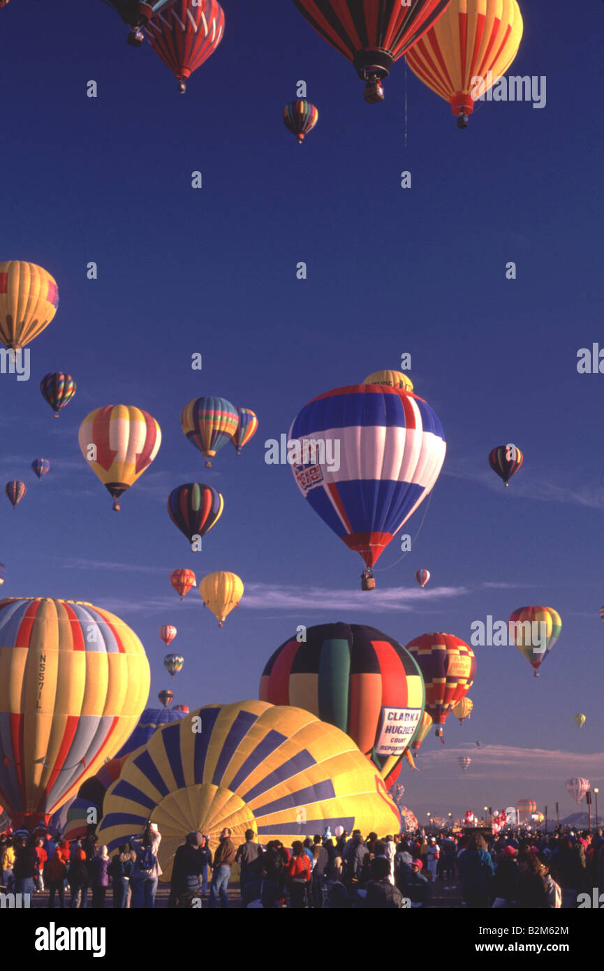 Hot Air Balloon Race Albuquerque New Mexico United States Stock Photo