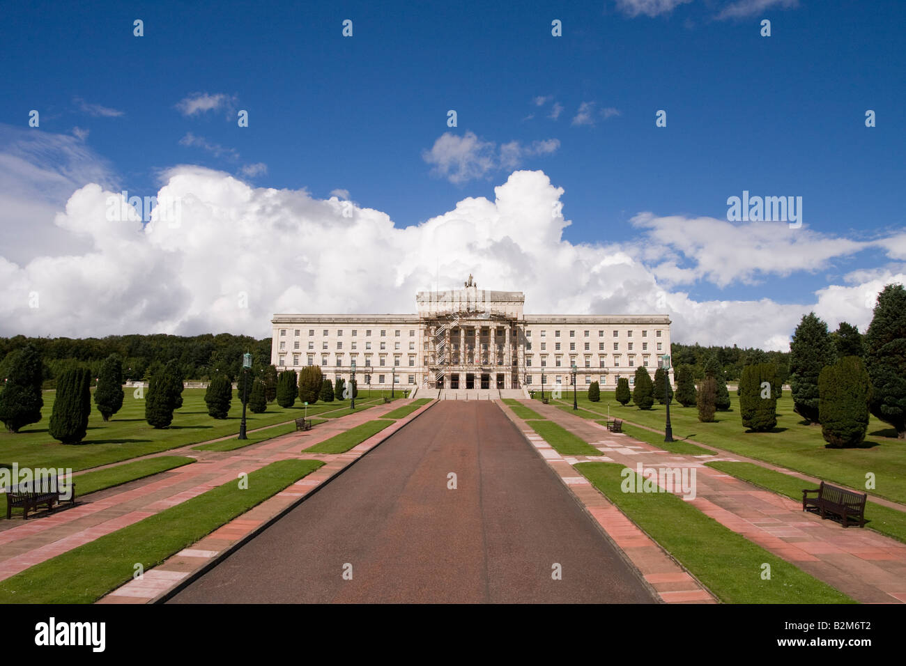 Parliament buildings Stormont Belfast Northern Ireland Stock Photo