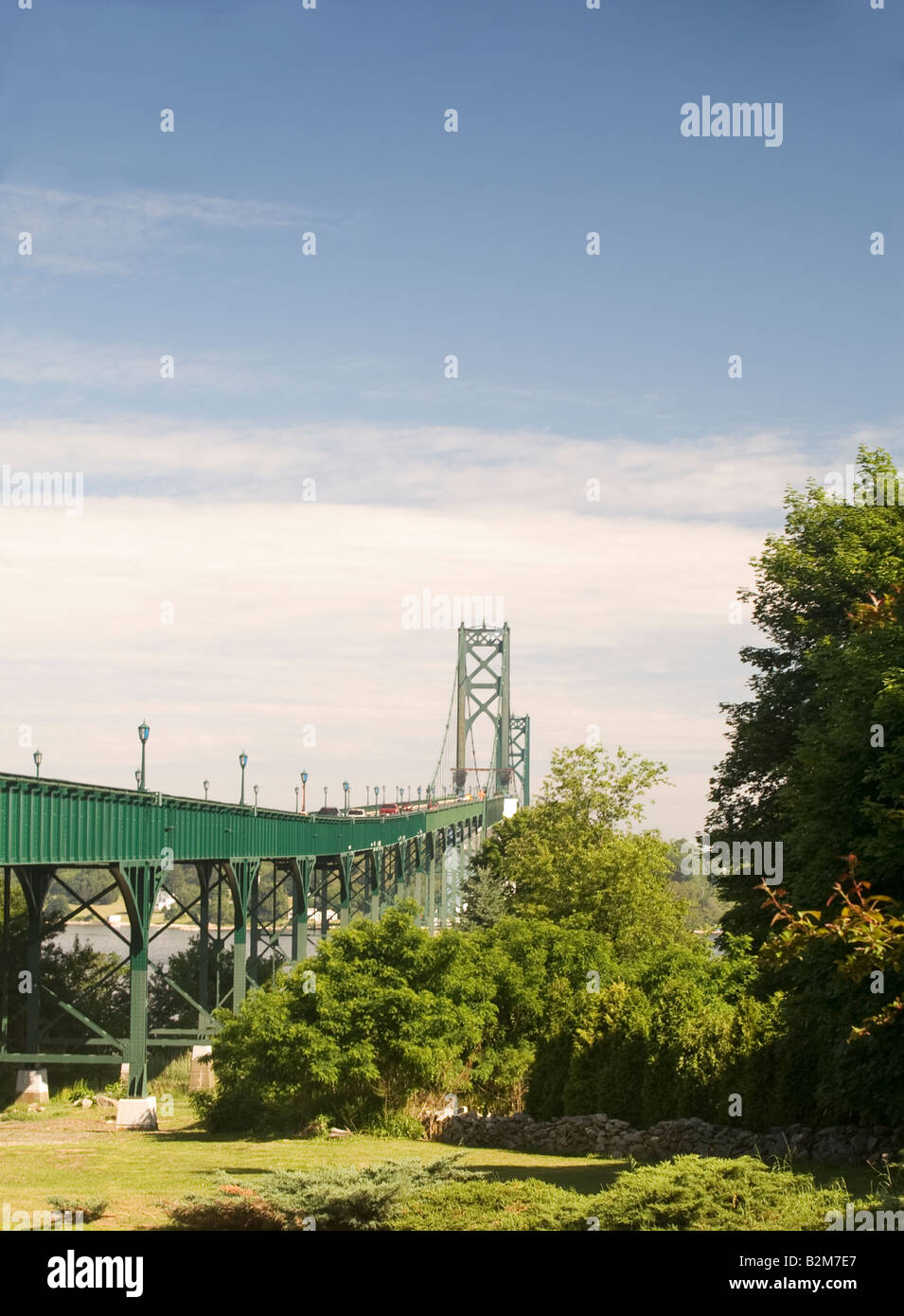 Mt. Hope bridge, Rhode Island Stock Photo Alamy
