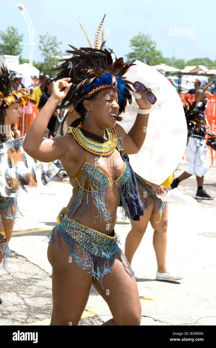 Caribana festival parade in Toronto Stock Photo