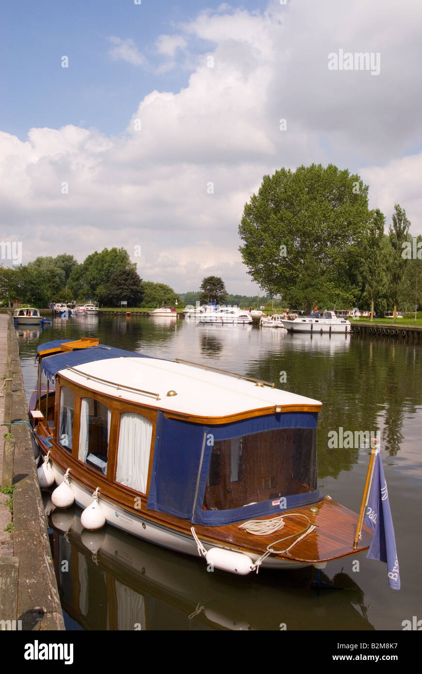 Electric Boat Run By The Broads Authority Giving Trips On The River