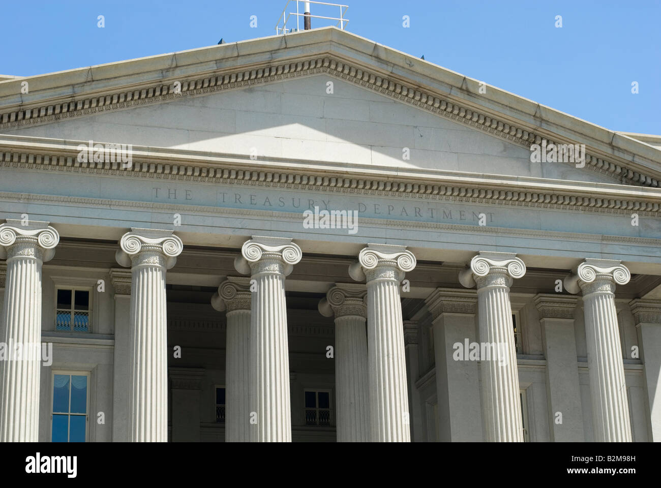 Treasury Department building Stock Photo
