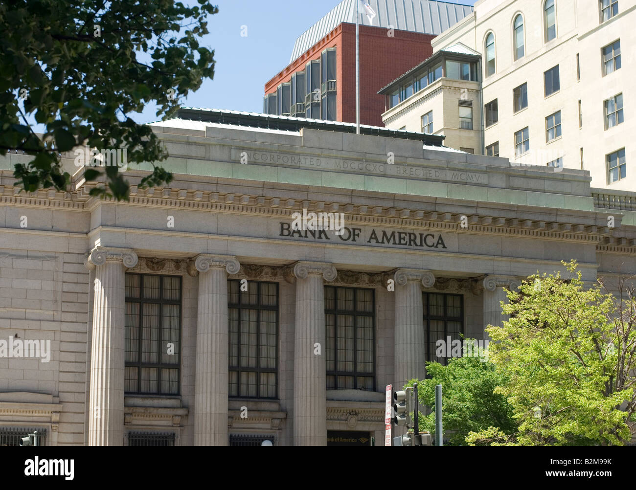 Bank of America Building Stock Photo