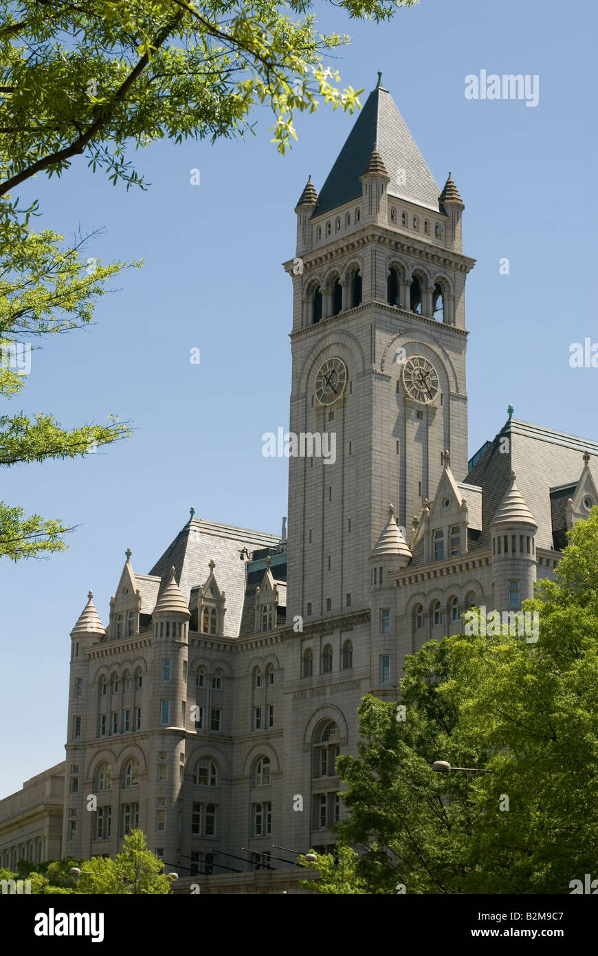 The Old Post Office built in the 1890s and recently turned into a hotel by Donald Trump Stock Photo