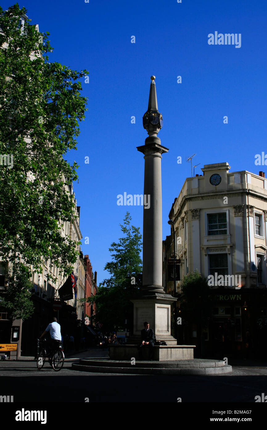 The Seven Dials in London WC2 Stock Photo Alamy