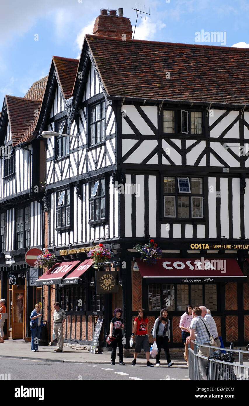 Costa coffee shop, Stratford upon Avon, Warwickshire, England, UK Stock