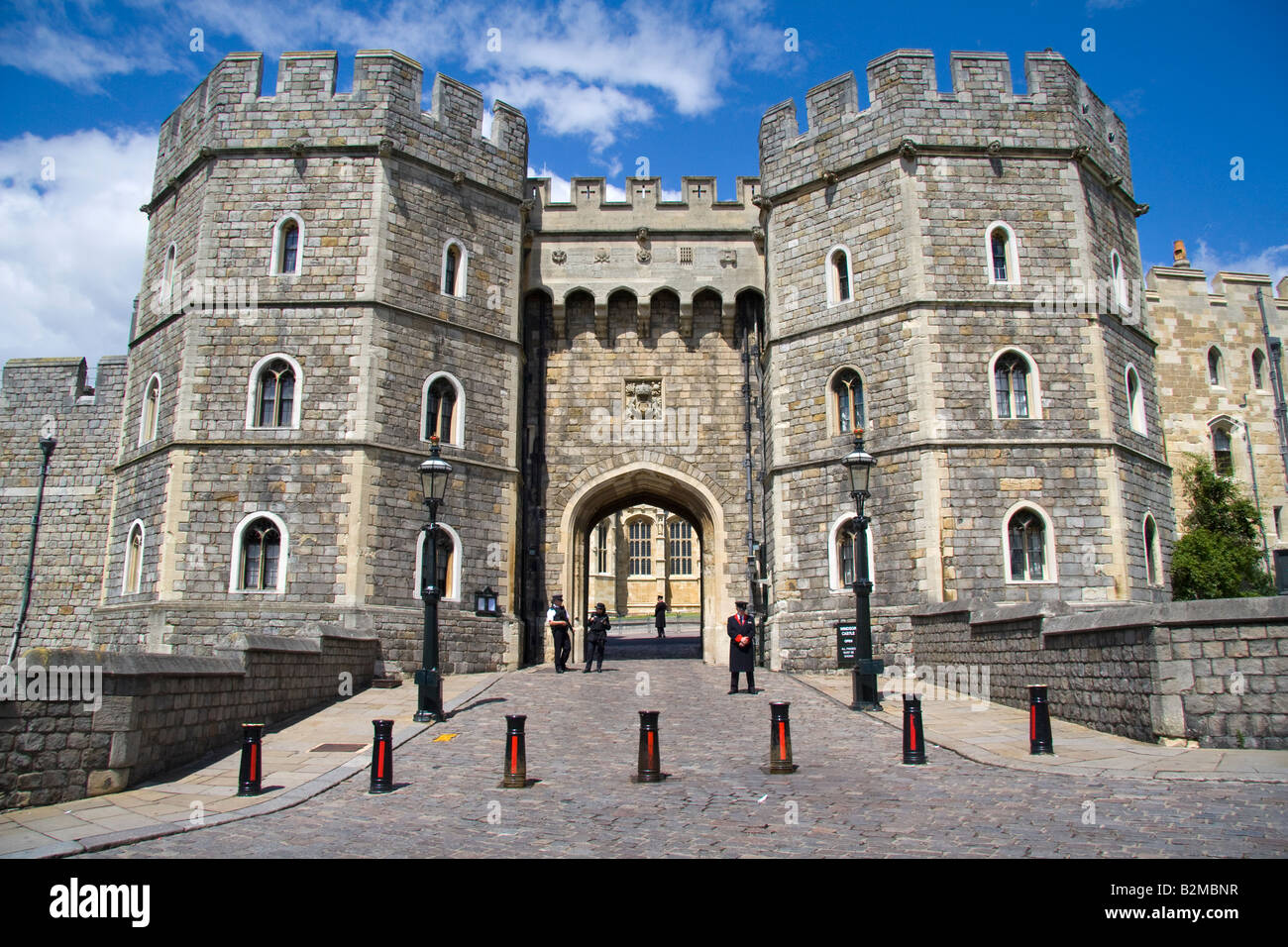 Entrance to Windsor Castle Stock Photo
