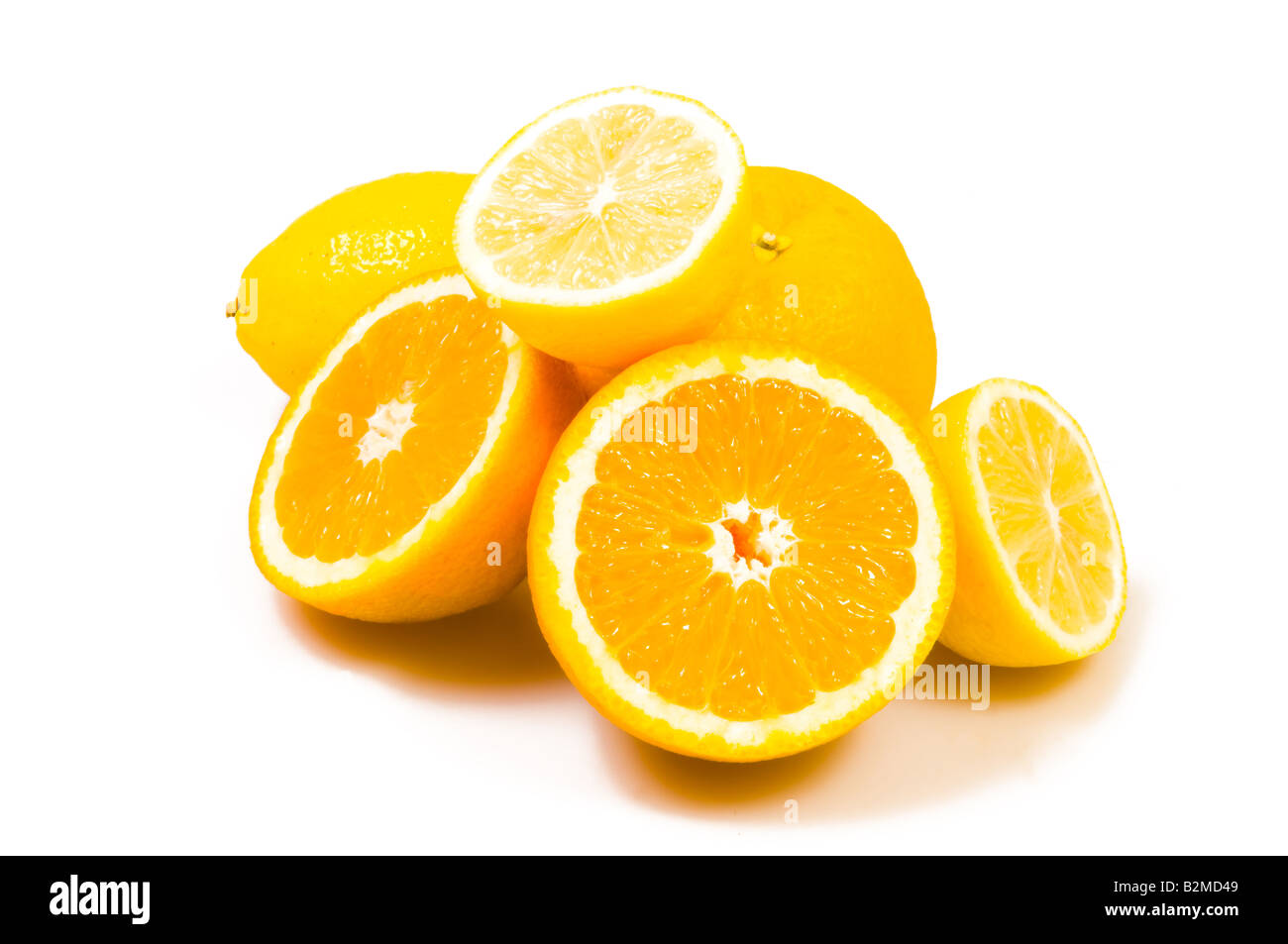 Oranges and lemons Cut Out Stock Images & Pictures - Alamy