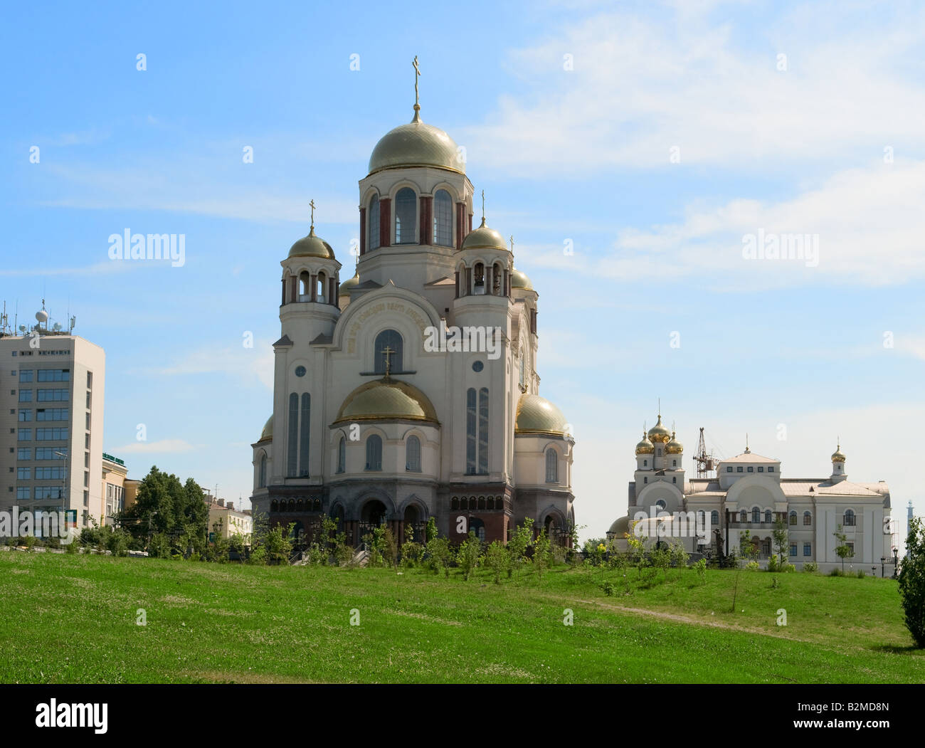Church on Blood in Honor of All Saints Resplendent in the Russian Land Stock Photo