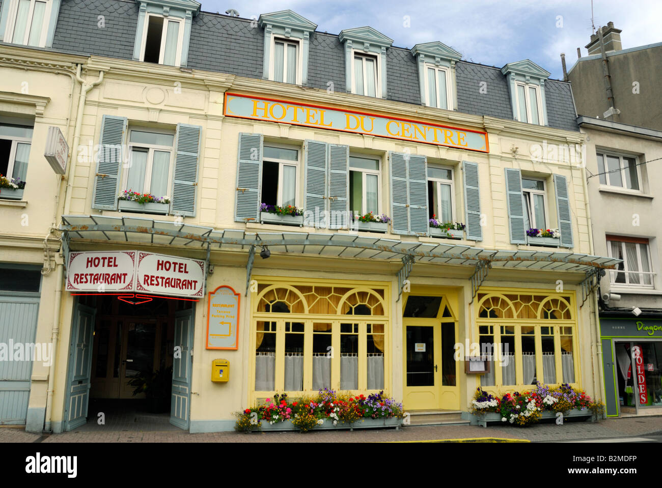 Small hotel in Wimereux, near Calais, northern France Stock Photo Alamy