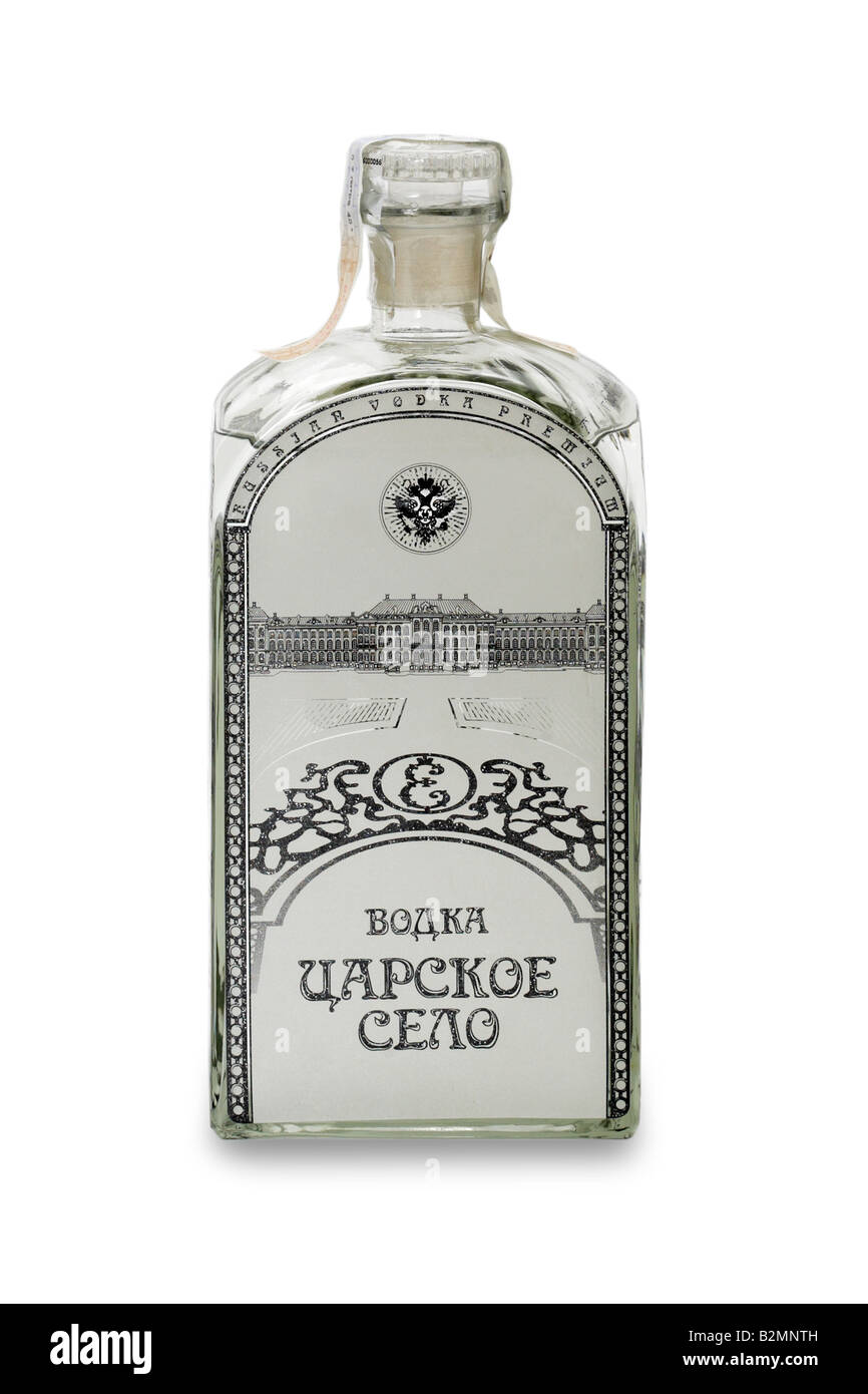 vodka russian carsko selo royal village Stock Photo