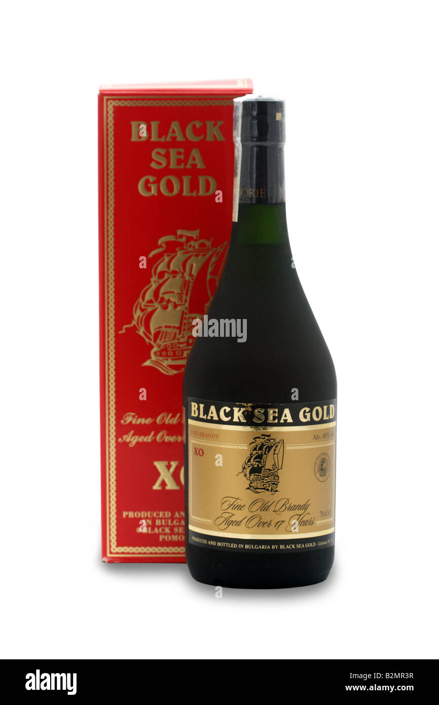 black sea fine old brandy bulgarian Stock Photo Alamy