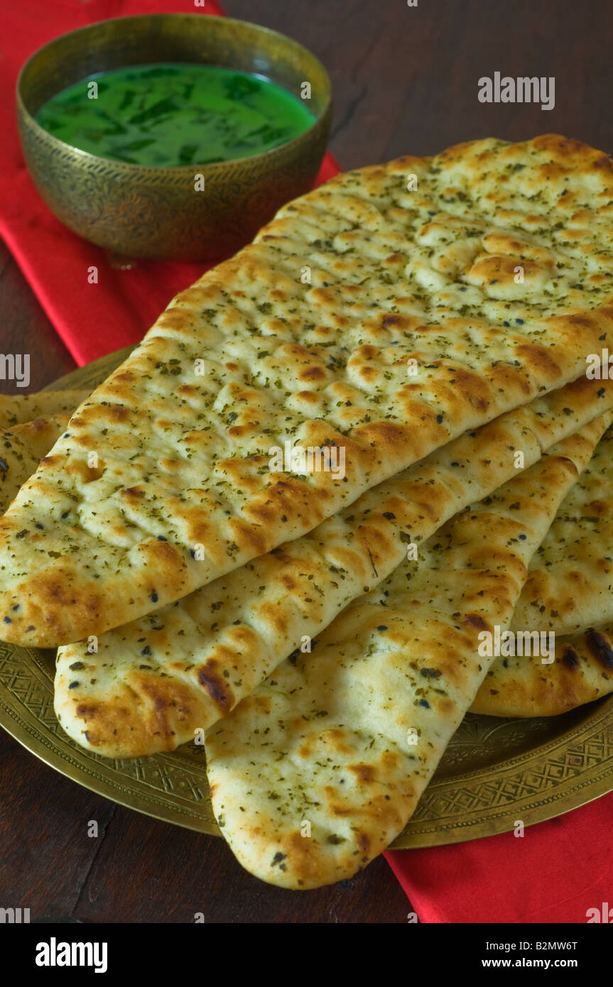 Naan bread Asia Food Stock Photo Alamy