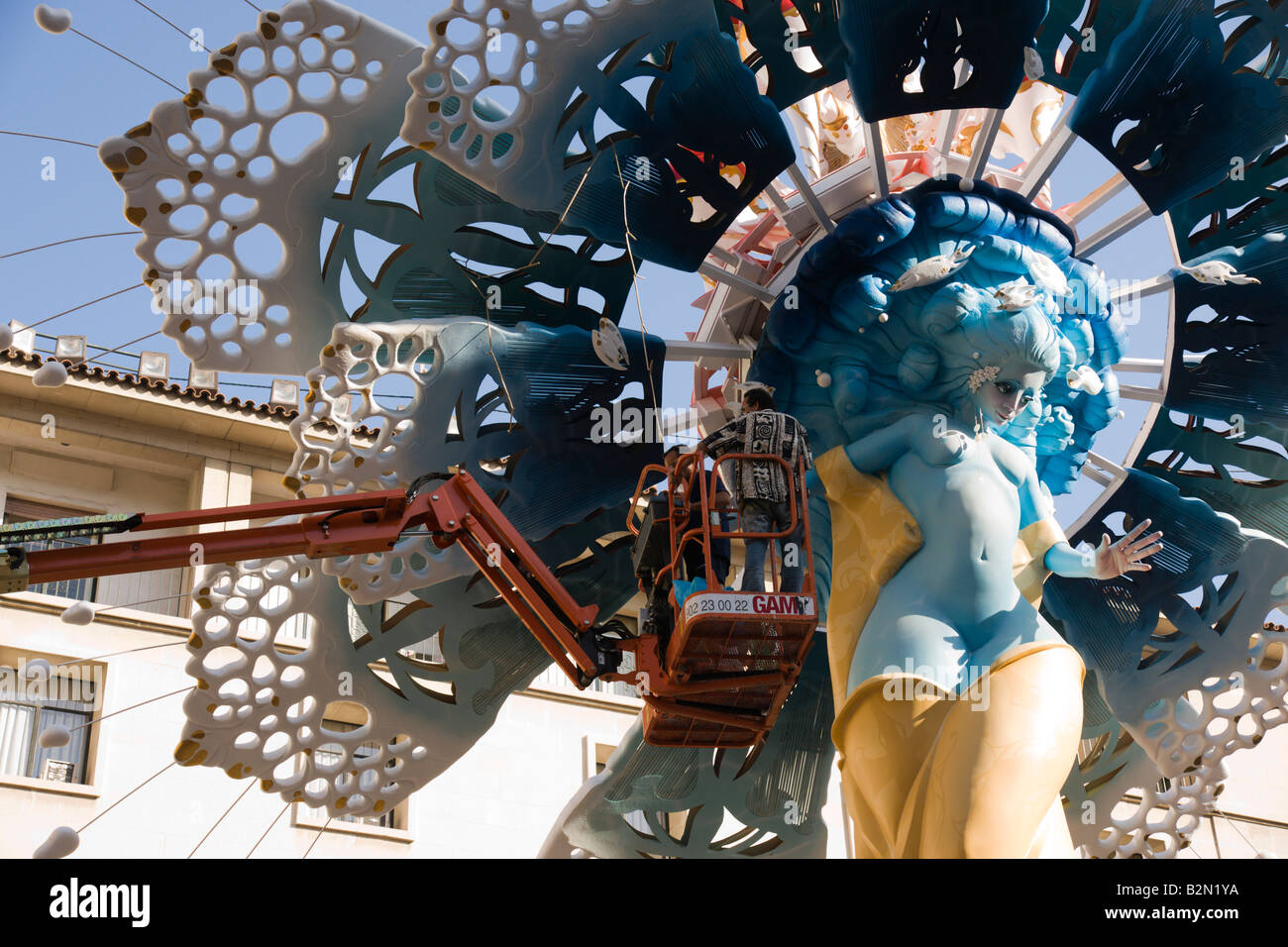 Fogueres de San Juan Alicante Spain Stock Photo - Alamy