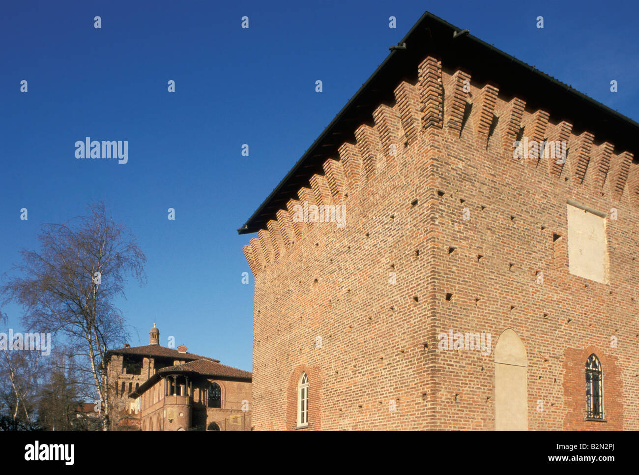 castello sforzesco, galliate, Italy Stock Photo
