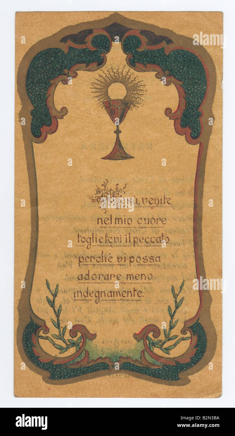 first communion, Italy Stock Photo - Alamy