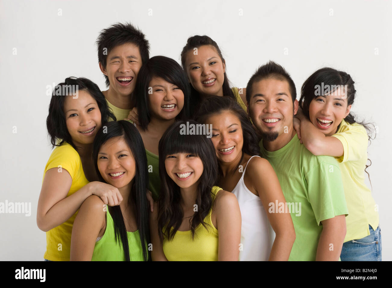 Black women group smiling hi-res stock photography and images - Alamy