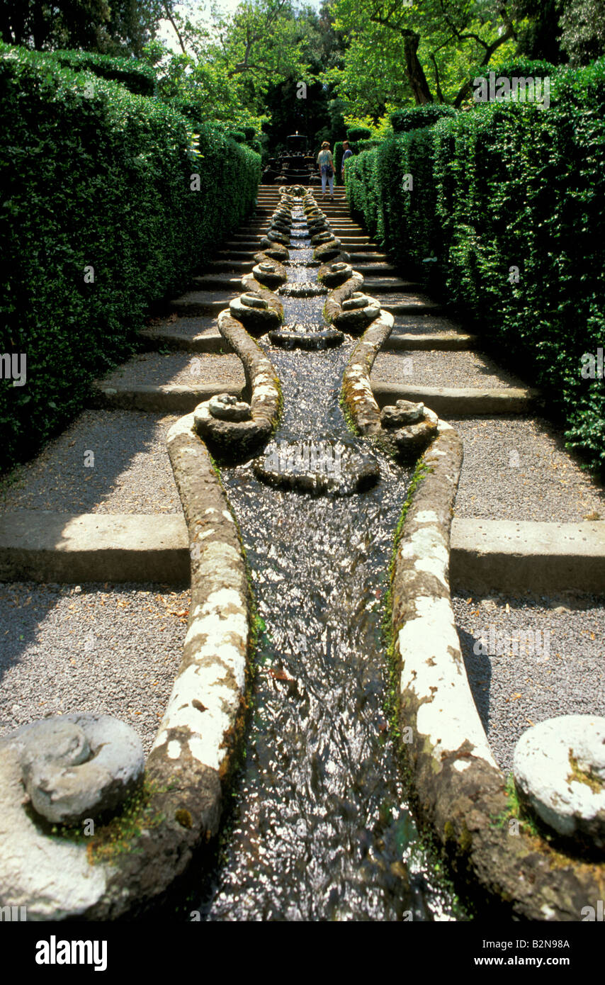 villa lante gardens, bagnaia, italy Stock Photo Alamy