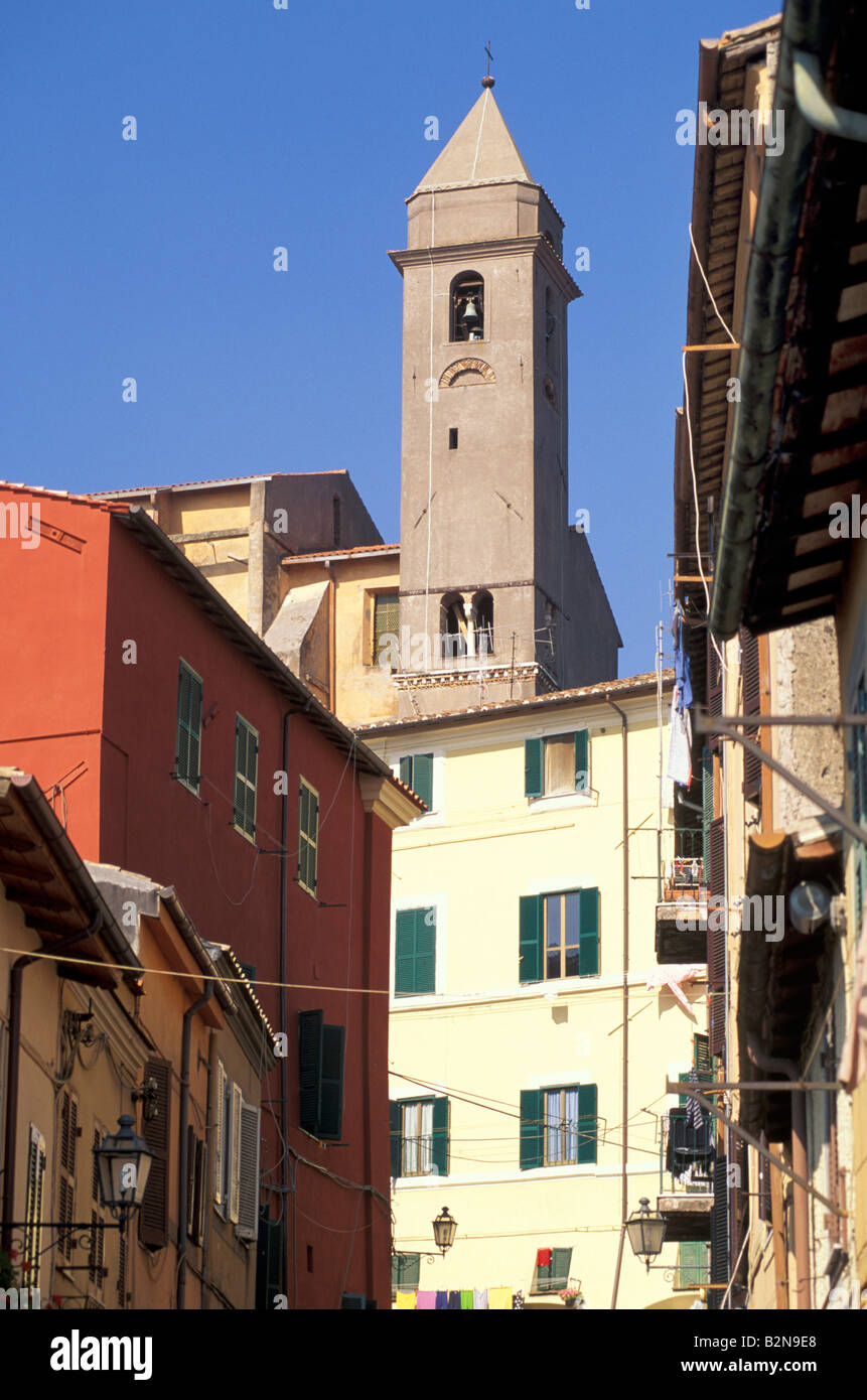 village partial view, genzano, italy Stock Photo