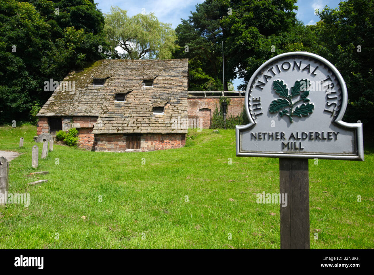 Nether Alderley Mill Alderley Edge Cheshire UK Stock Photo