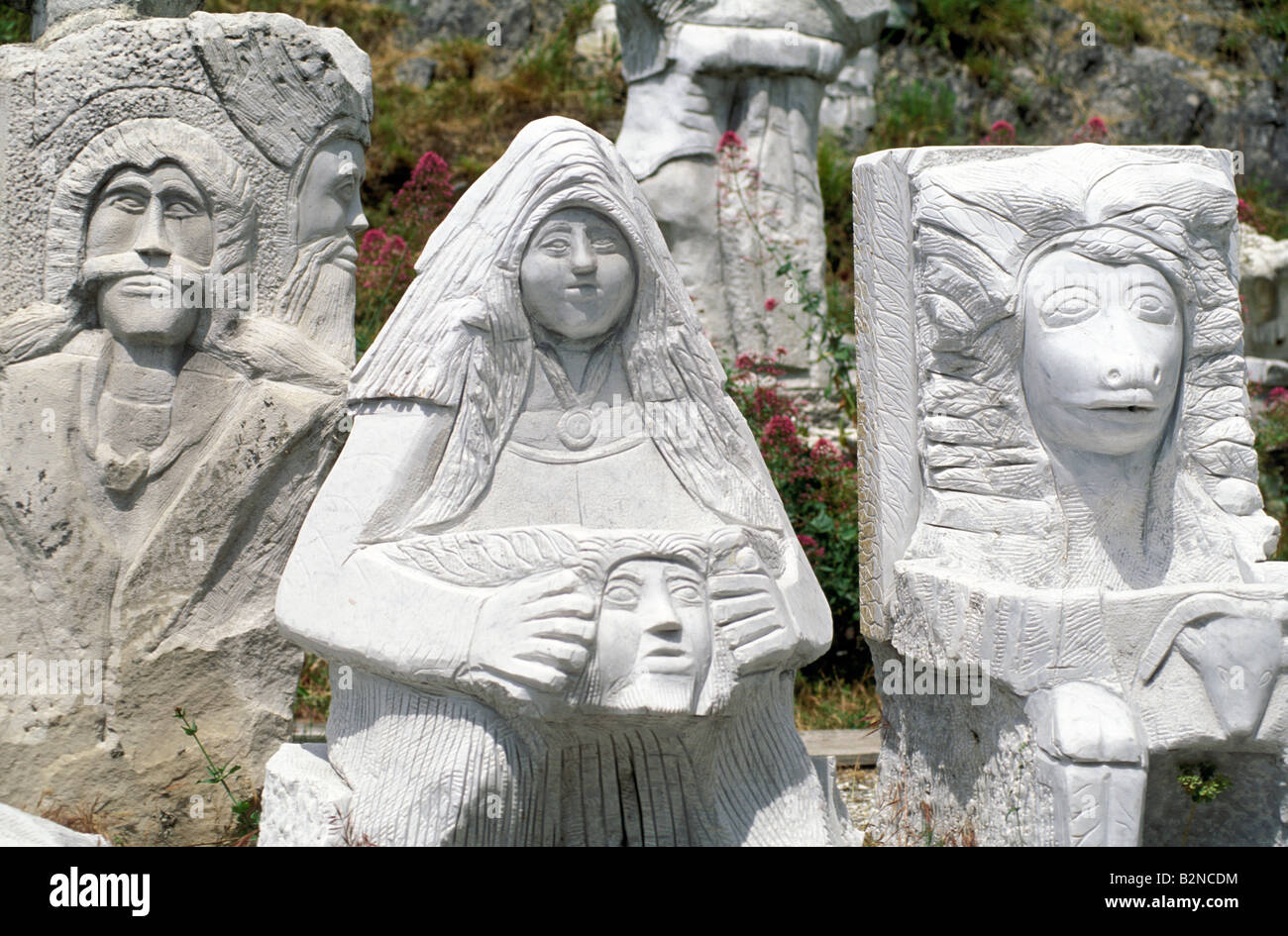 marble sculpture, carrara, italy Stock Photo Alamy