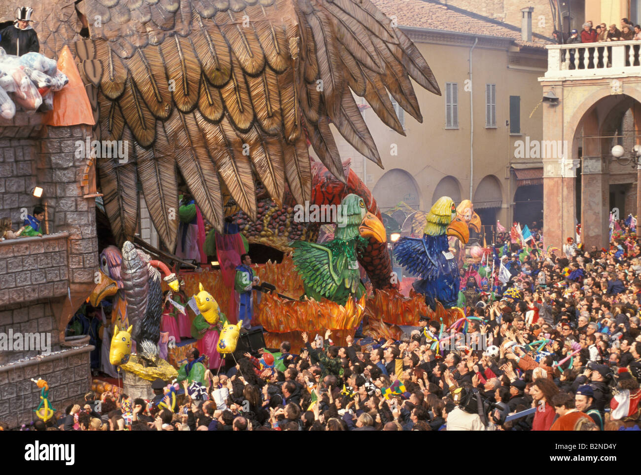 carnival parade, cento, italy Stock Photo