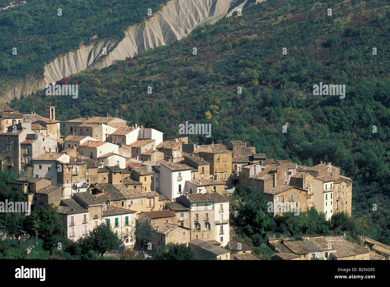 village view, anversa degli abruzzi, Italy Stock Photo