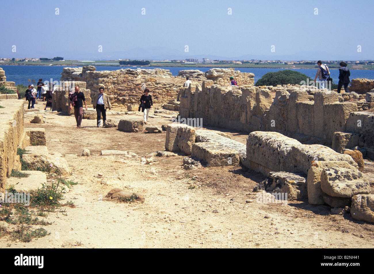 phoenician remains, mozia, Italy Stock Photo
