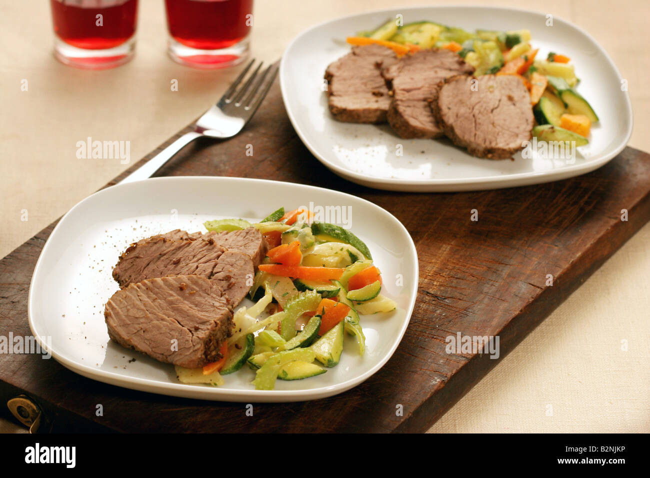 Spiced pork fillet, Italy Stock Photo Alamy