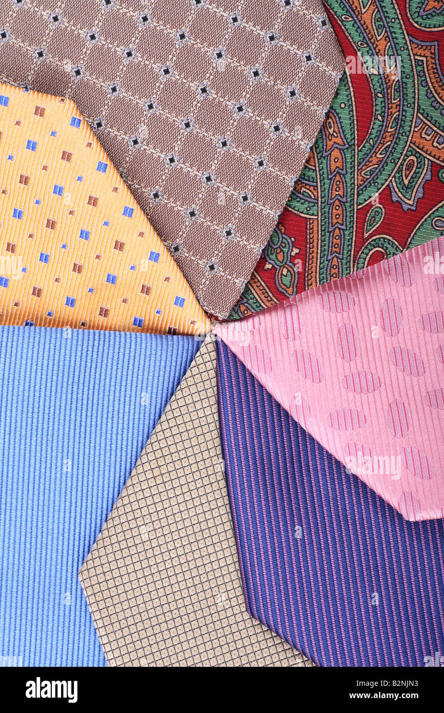 a variety of mens neckties Stock Photo - Alamy