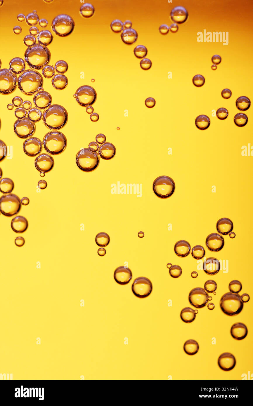 lots of bubbles floating in a drink Stock Photo Alamy
