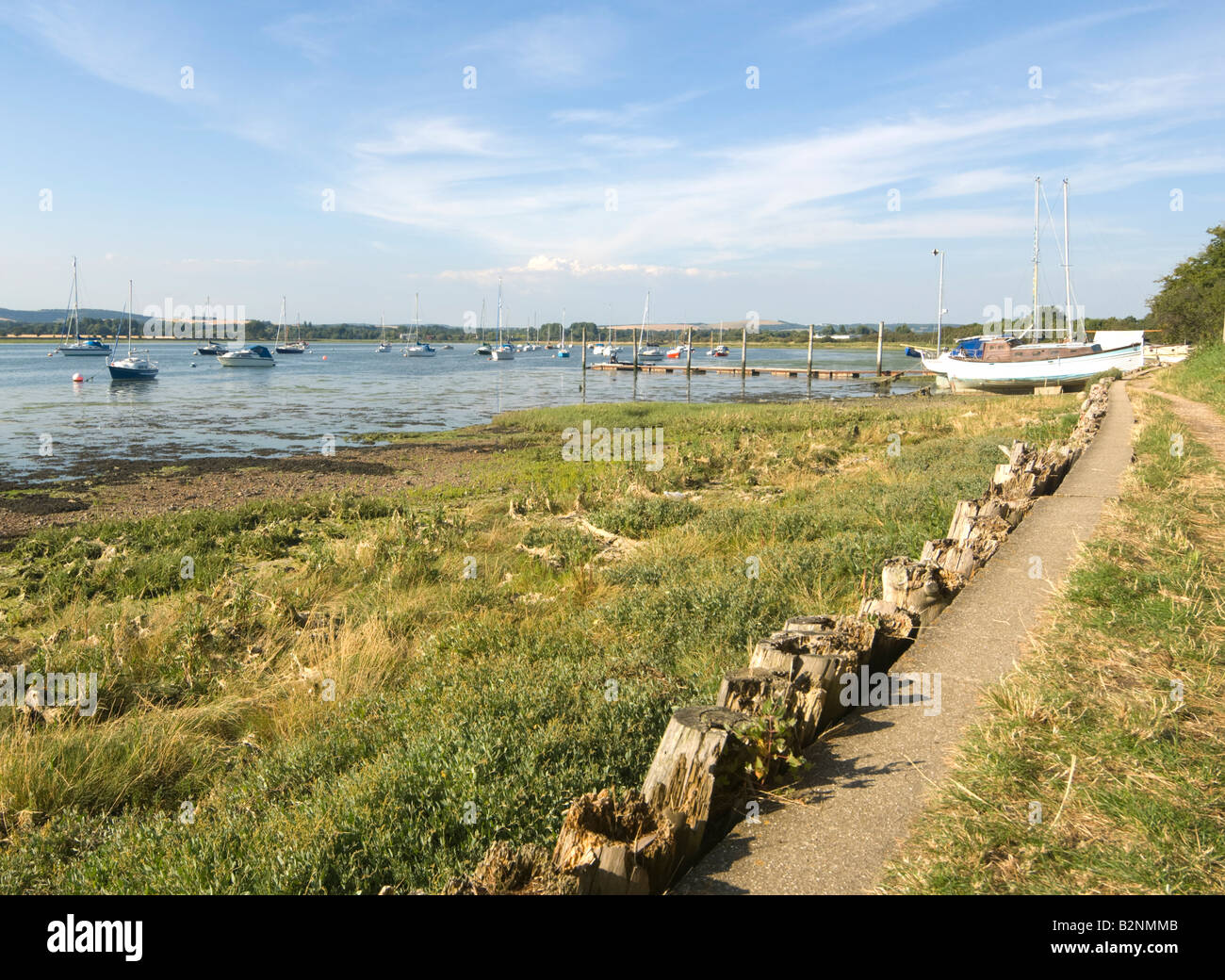 Dell Quay, West Sussex, UK Stock Photo