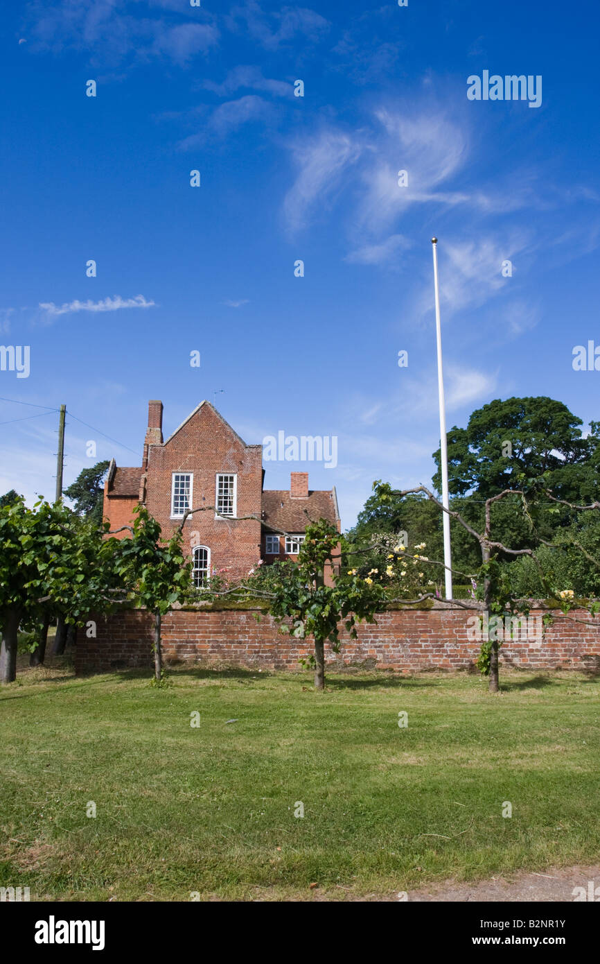 Place House Great Staughton a 16th Century Moated Manor House Stock Photo